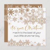 書道とSVG雪片あなたのクリスマス (正面/裏面)