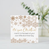 書道とSVG雪片あなたのクリスマス (スタンド正面)