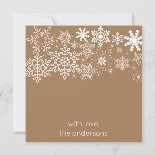 書道とSVG雪片あなたのクリスマス (裏面)