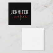 書道のエレガントプレーン独自の名前を追加 エンクロージャーカード (正面/裏面)