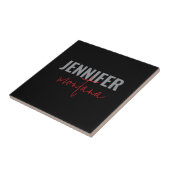 書道のエレガントプレーン独自の名前を追加 タイル (側面)