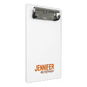 書道のエレガントプレーン独自の名前を追加 ミニクリップボード (アングル)