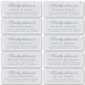 書道のゲスト結婚住所 シールへ シール (正面)