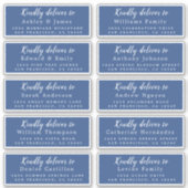 書道のゲスト結婚住所 シールへ シール (正面)