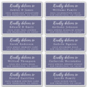 書道のゲスト結婚住所 シールへ シール (正面)