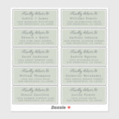 書道のゲスト結婚住所 シールへ シール (シート)