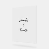 書道のトレンディークラシカルの台本は個人的なものだ アクリルサイン (傾斜)