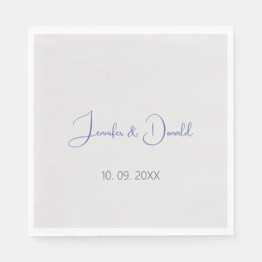 書道のトレンディークラシカルの台本は個人的なものだ スタンダードランチョンナプキン (正面)