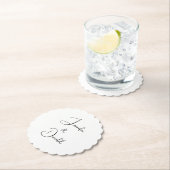 書道のトレンディークラシカルの台本は個人的なものだ ペーパーコースター (インサイチュ)