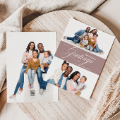 書道のフォトシーズンのご挨拶 シーズンカード