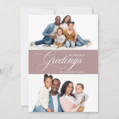 書道のフォトシーズンのご挨拶 シーズンカード (正面)