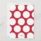 書道の休日のフォトカード シーズンカード (裏面)