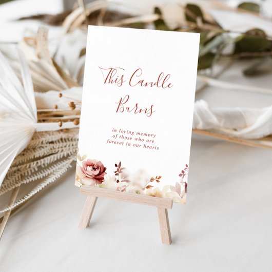 書道の優美なフローラろうそく火傷の看板 ポスター