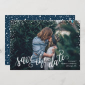 書道の写真の保存日付 セーブザデート (正面/裏面)