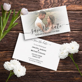 書道の写真モダンを結婚保存する ノートカード