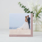 書道の写真結婚したと明るい シーズンカード (スタンド正面)