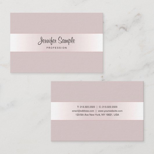 書道の原稿の創造的なデザインの贅沢のテンプレート 名刺 (正面/裏面)