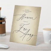 書道の台本天国は遠くにはるか結婚のサイン 台座サイン (インサイチュ)