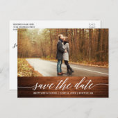 書道の台本 – 日付の写真を保存 ポストカード (正面/裏面)