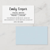 書道の名刺 名刺 (正面/裏面)