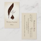 書道の名刺 名刺 (正面/裏面)