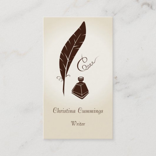 書道の名刺 名刺 (正面)