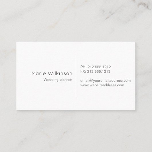 書道の名刺 名刺 (裏面)