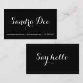 書道の名刺 名刺 (正面/裏面)