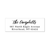 書道の名前とクラシック住所 セルフインキングスタンプ (デザイン)