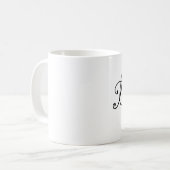 書道の味 コーヒーマグカップ (正面左)