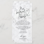 書道の場モダン所設定サンキューカード プログラム (正面/裏面)