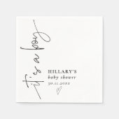 書道の少年エレガントシャワー|過去記事 スタンダードカクテルナプキン (正面)