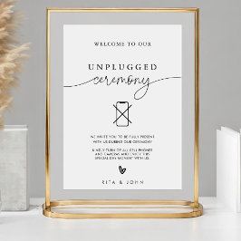 書道の差し抜結婚き式標識 ポスター