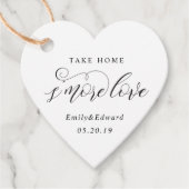 書道の愛の心結婚の形|過去記事 フェイバータグ (正面)