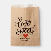 書道の愛は甘結婚い フェイバーバッグ (正面)