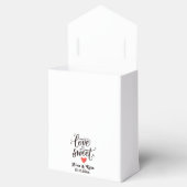 書道の愛は白い色で甘い フェイバーボックス (オープン)