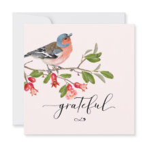 書道の感謝サンキューカード