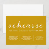 書道の招待状のリハーサルをしよう 招待状 (正面/裏面)