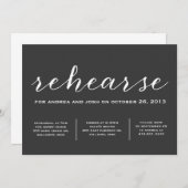 書道の招待状のリハーサルをしよう 招待状 (正面/裏面)