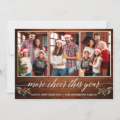 書道の木の詳細応援今年の写真3 シーズンカード (正面)