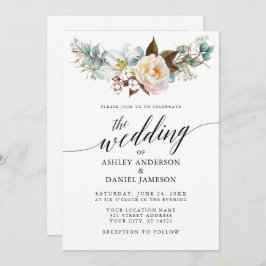 書道の植物性フローラ結婚の写真バック 招待状