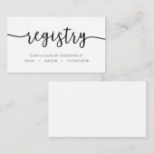 書道の登録カード エンクロージャーカード (正面/裏面)