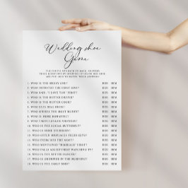 書道の白黒結婚シューゲーム