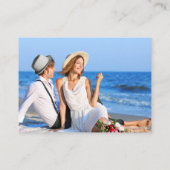 書道の結婚ウェブサイト2 QRオーバーレイ写真 エンクロージャーカード (裏面)