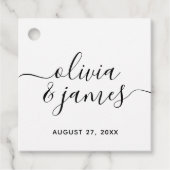 書道の結婚文字 フェイバータグ (正面)