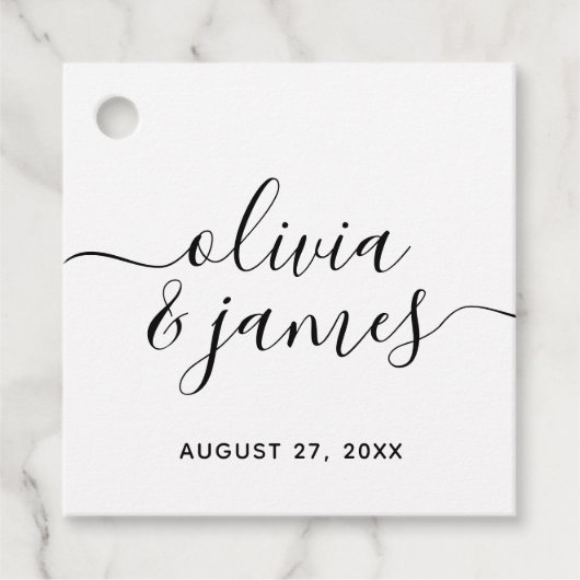 書道の結婚文字 フェイバータグ (正面)