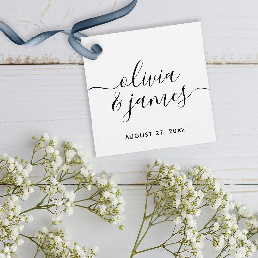 書道の結婚文字 フェイバータグ