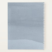 書道の結婚計画ダスティブルーID771 プランナー手帳 (裏面)