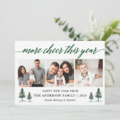 書道の詳細応援今年は3つの写真の松 シーズンカード (スタンド正面)