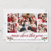 書道の詳細応援今年5フォトレッド シーズンカード (正面)